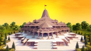 unique example of indian architecture temple trust tweets photos of ram temple in ayodhya